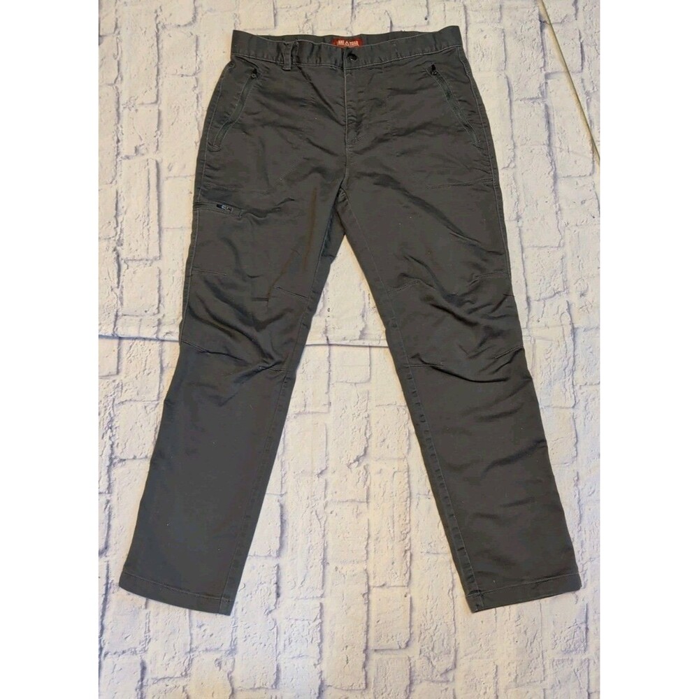 Lake & Trail Canvas Hiking Pants Mens 36x30 Gray Hiking Trail Workwear Utility